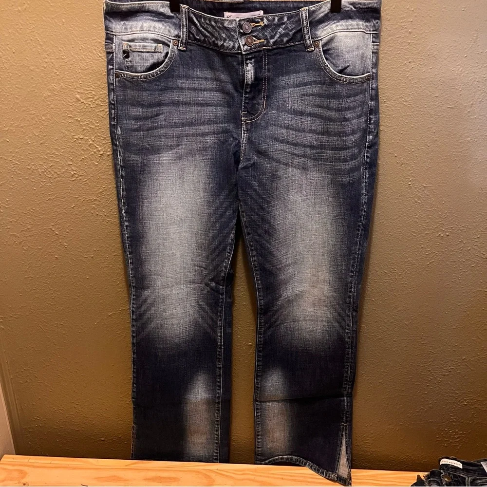 Kancan Midrise Bootcut Jeans Women's Plus Size 16